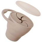 Silicone Snack Cup for Kids | Leak-Proof Lid, BPA-Free