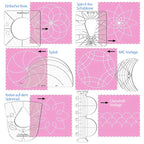 Acrylic Quilt Template Set | 6 Professional Sewing Patterns for Patchwork