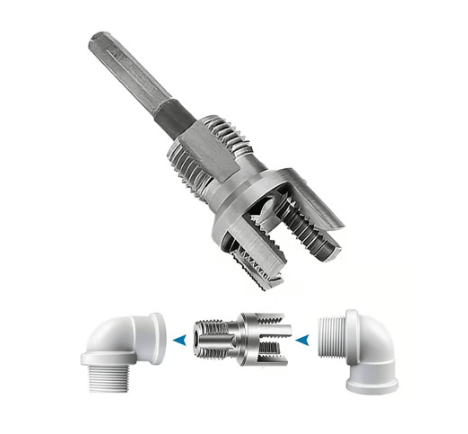 Aluminium Pipe Threader | Cuts Internal & External Threads