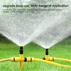 360° Lawn Sprinkler | Adjustable Spray, No Dry Spots, ABS Plastic