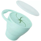 Silicone Snack Cup for Kids | Leak-Proof Lid, BPA-Free