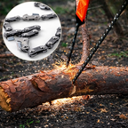 Foldable Camping Saw with Fire Starter | 65Mn Steel Blade