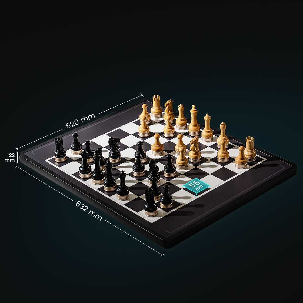 Robotic Chessboard with Wooden Pieces | Automatic Moves, AI Engine up to 3200 ELO
