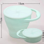 Silicone Snack Cup for Kids | Leak-Proof Lid, BPA-Free