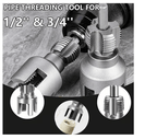 Aluminium Pipe Threader | Cuts Internal & External Threads