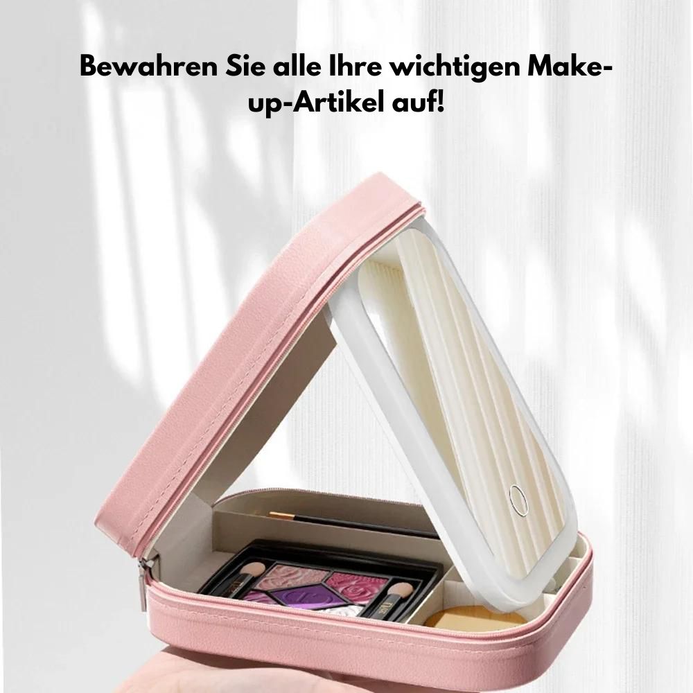 LED Mirror Cosmetic Case | Professional Lighting, Travel Read