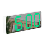 Mirror Alarm Clock with LED Display | Shows Time & Temperature