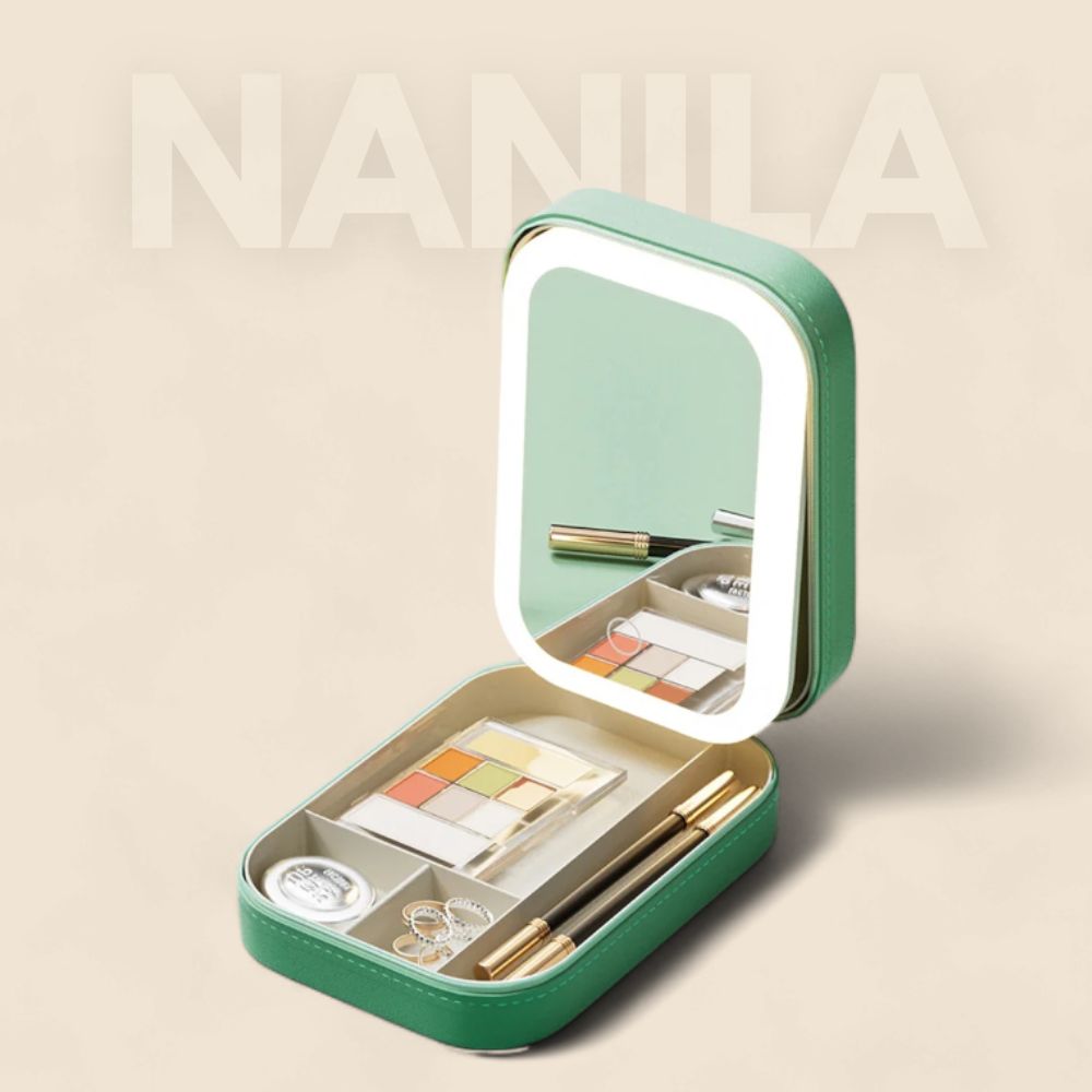 LED Mirror Cosmetic Case | Professional Lighting, Travel Read