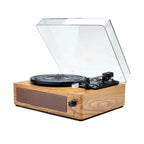 Vinyl Record Player | Bluetooth, Built-in Speakers, Auto-Stop