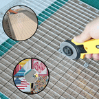 Fabric Cutter with Clamp | Cuts 6 Layers at Once for Quilting