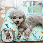 Self-Cooling Pet Mat | No Electricity, Silk-Ice Fibre, 5 Fun Designs