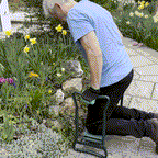 2-in-1 Knee Bench | Padded Seat & Kneeler for Gardening