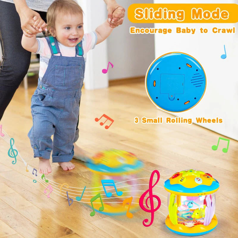 Night Light Projector | Rotating Figures, Melodies & Animal Sounds