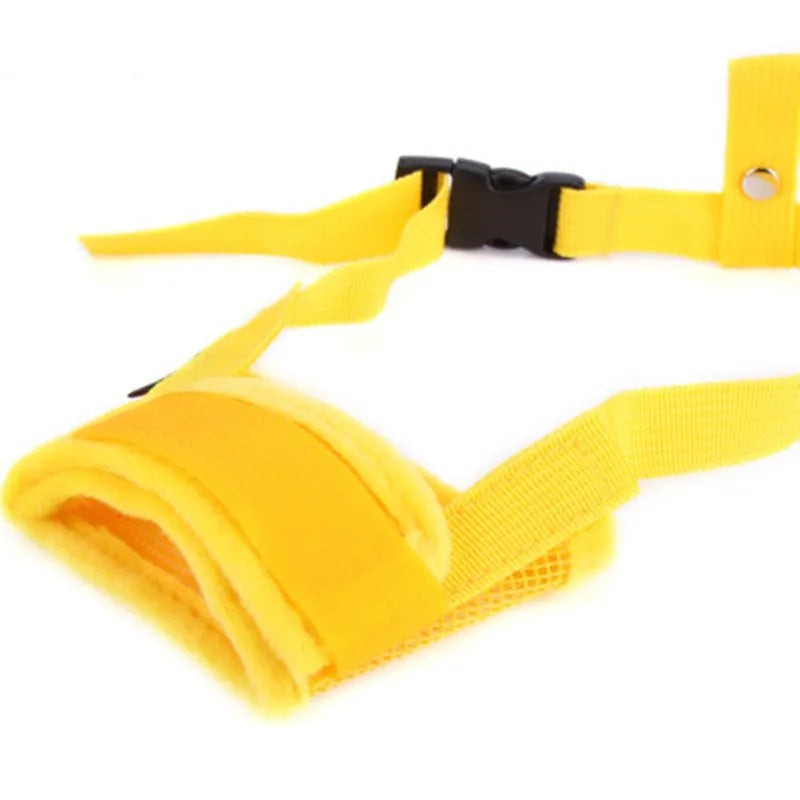 Yellow strap with a black buckle on a white background