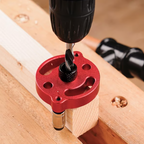 Self-Centering Drill Guide | Aluminium Alloy for Wood Joints