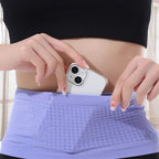 Running Belt with 4 Pockets – Elastic, Non-Slip