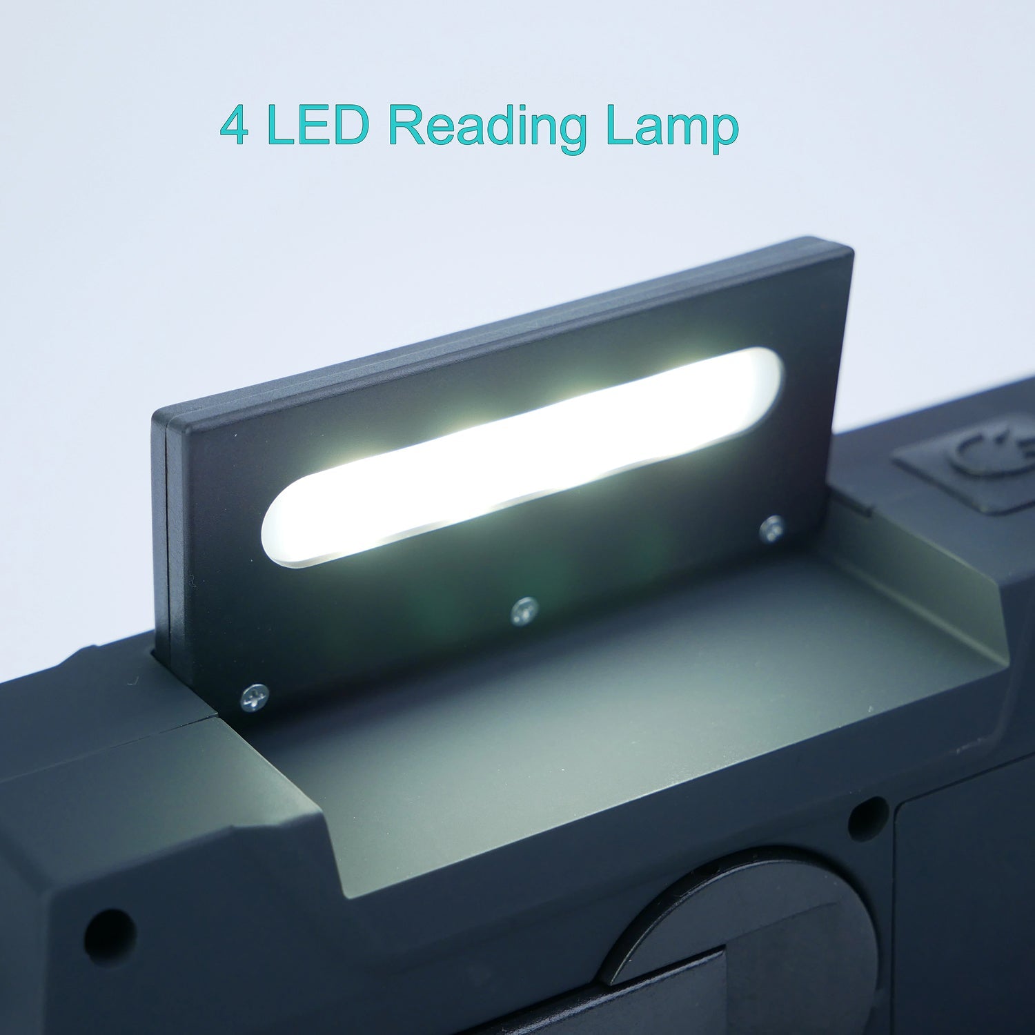 4 LED Reading Lamp on a product with a light blue background