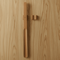 Wooden spatula on a wooden surface