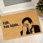 Humorous Doormat | "Oh No, You Again" Memory Foam Mat