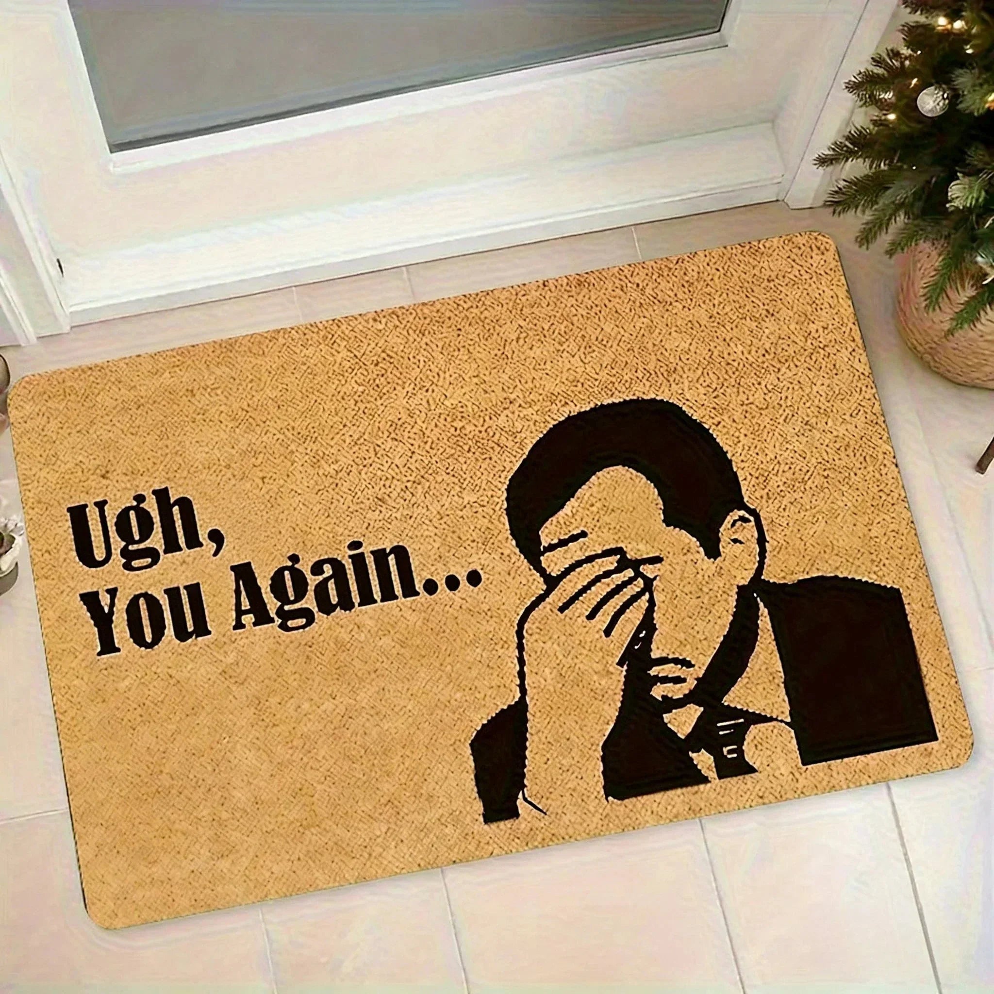 Humorous Doormat | "Oh No, You Again" Memory Foam Mat