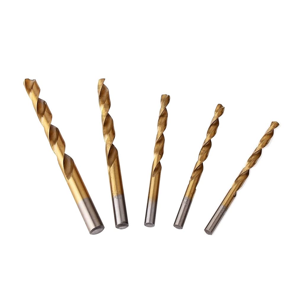 99-Piece Drill Bit Set | Titanium Coated, 135° Tip