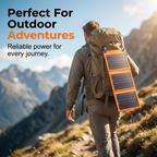 Foldable Solar Charger | USB Ports