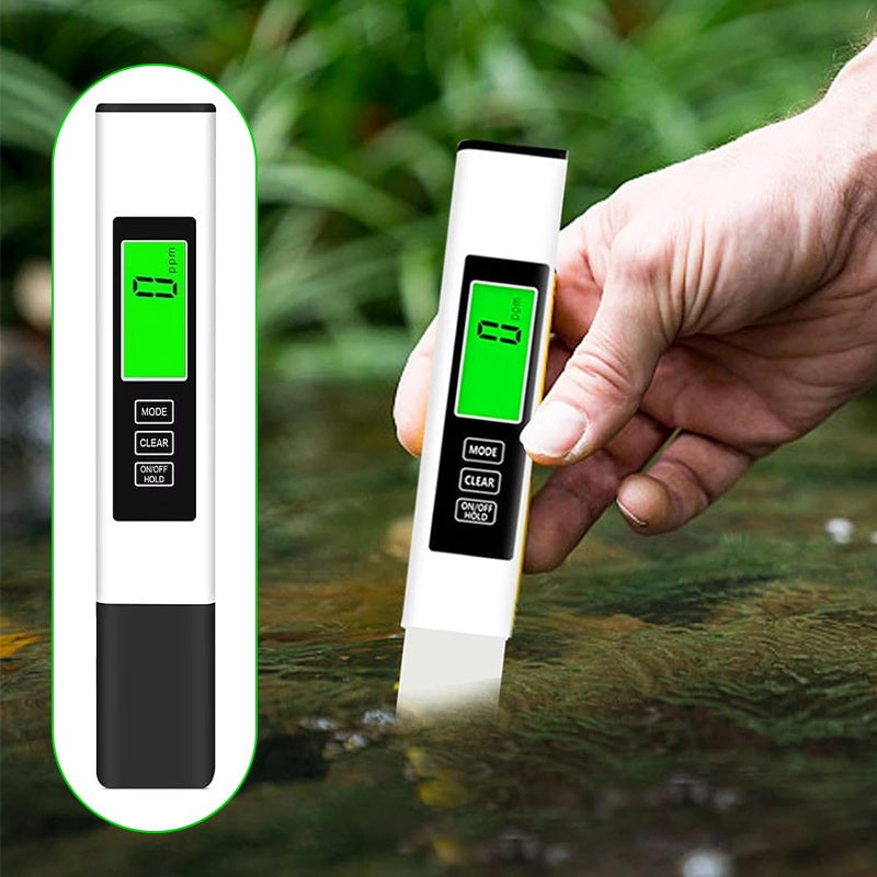 4-in-1 Digital Water Tester | Titanium Probe, TDS, EC, PPM, Temp